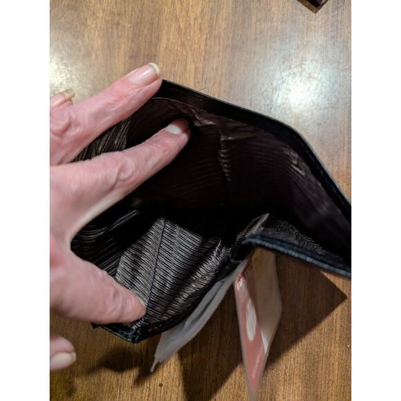 Bifold Wallet Rolf's Black Leather New Old Stock - Picture 4 of 6